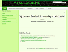 Tablet Screenshot of mykologie.net